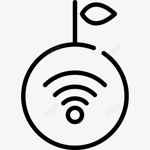 Wifi智能农场15线性图标svg_新图网 https://ixintu.com Wifi 智能农场15 线性