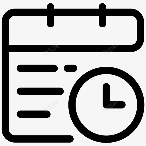 icon_预约svg_新图网 https://ixintu.com icon_预约
