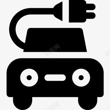 电动汽车可持续能源1充满图标图标