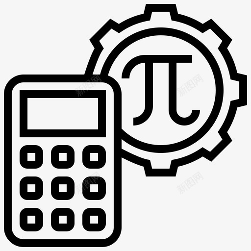 公式计算数学图标svg_新图网 https://ixintu.com stemline2 公式 数学 方法 计算