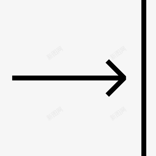 向右移动方向指示器图标svg_新图网 https://ixintu.com 向右 指示器 方向 移动 符号 箭头