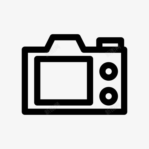 相机数码相机单反相机图标svg_新图网 https://ixintu.com 单反 摄影 数码相机 概述 电子产品 相机 镜头