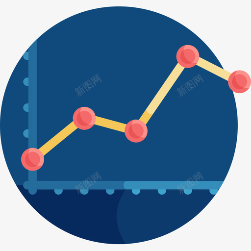 折线图信息图平面图图标svg_新图网 https://ixintu.com 信息 平面图 折线 线图