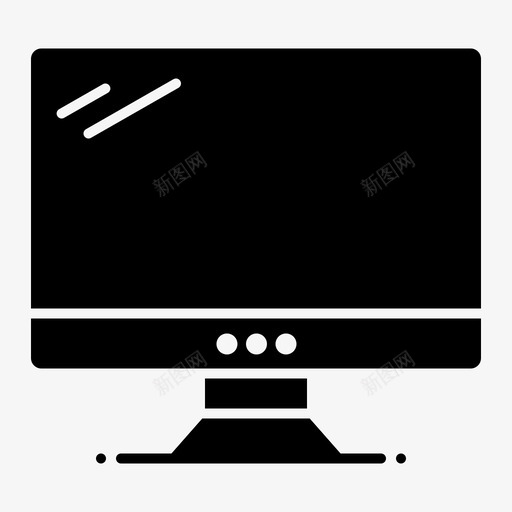 计算机设备imac图标svg_新图网 https://ixintu.com imac pc 屏幕 显示器 计算机 设备