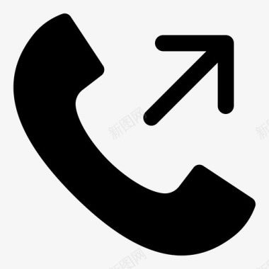 电话呼叫协助传出呼叫图标图标