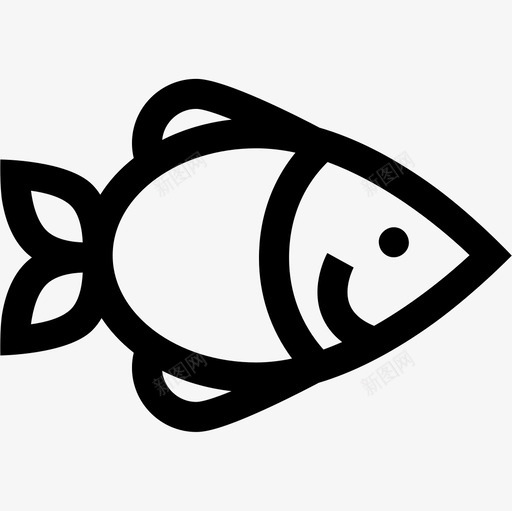 鱼类自然74直系图标svg_新图网 https://ixintu.com 直系 自然 鱼类