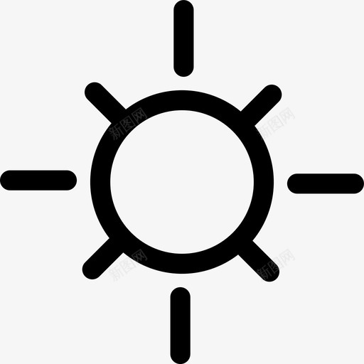 太阳光明阳光图标svg_新图网 https://ixintu.com 光明 夏天 太阳 阳光