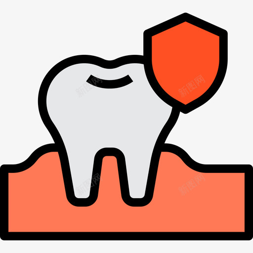 牙齿牙齿35线形颜色图标svg_新图网 https://ixintu.com 牙齿 牙齿35 线形颜色