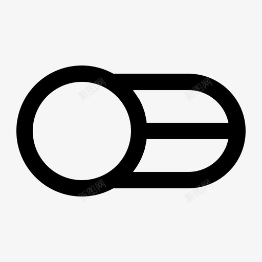 开关界面左侧图标svg_新图网 https://ixintu.com 切换 导航 左侧 开关 用户 用户界面轮廓 界面