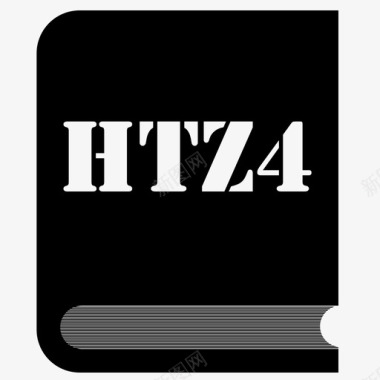htz4文件电子书文件格式图标图标