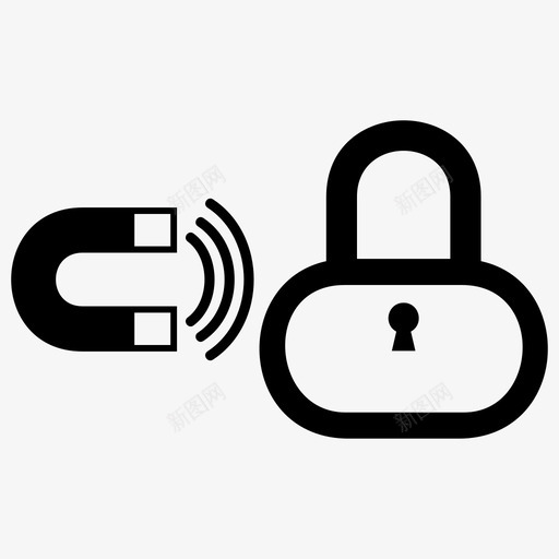 锁保证安全锁定图标svg_新图网 https://ixintu.com 保证安全 磁性锁 锁 锁定