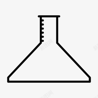 埃伦迈耶烧瓶化学实验图标图标
