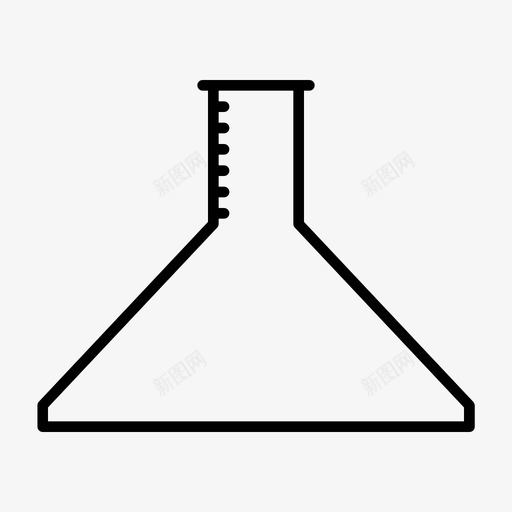 埃伦迈耶烧瓶化学实验图标svg_新图网 https://ixintu.com 化学 埃伦迈 实验 教育 烧瓶 物理 科学