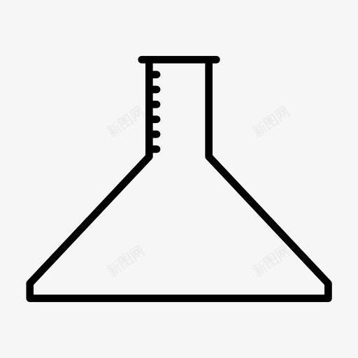 埃伦迈耶烧瓶化学实验图标svg_新图网 https://ixintu.com 化学 埃伦迈 实验 教育 烧瓶 物理 科学