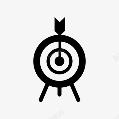 箭商业瞄准目标图标图标