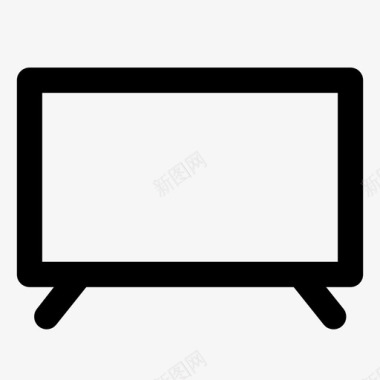 电视监视器电影图标图标