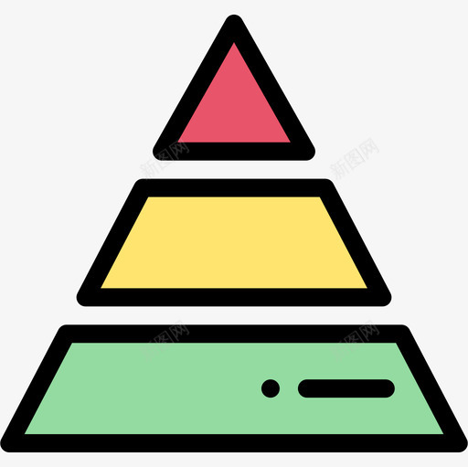 金字塔图金融103线性颜色图标svg_新图网 https://ixintu.com 线性 金字塔 金融 颜色