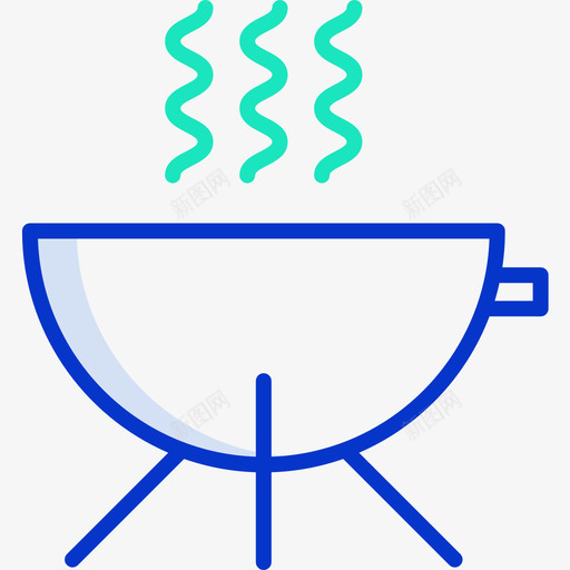 烧烤派对和庆典21轮廓颜色图标svg_新图网 https://ixintu.com 庆典 派对 烧烤 轮廓 颜色