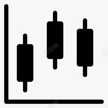 蜡烛条分析图表图标图标