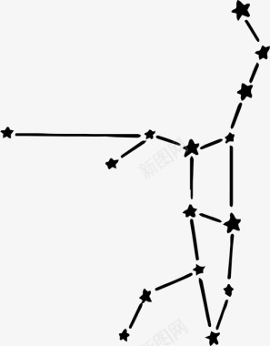 星座图占星术手绘图标图标