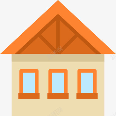 房屋房屋类型17平房图标图标