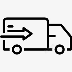 特许送货车运输特许图标高清图片