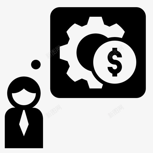 财务业务管理图标svg_新图网 https://ixintu.com 业务 流程 管理 财务 资金 采购流程字形