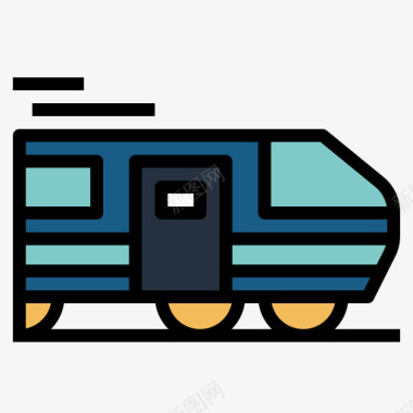 列车9号火车站线颜色图标图标