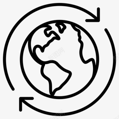 全球解决方案全球搜索引擎优化图标图标