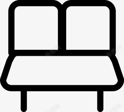 卡座线状icon图标