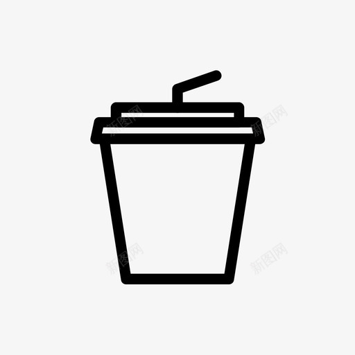 喝咖啡水图标svg_新图网 https://ixintu.com 咖啡