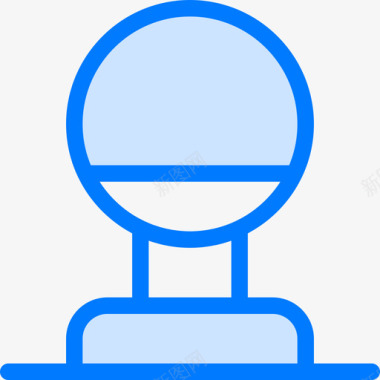 奖品乒乓球2蓝色图标图标