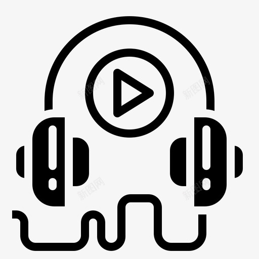 音响沙滩音乐耳机图标svg_新图网 https://ixintu.com 沙滩 耳机 音乐 音响