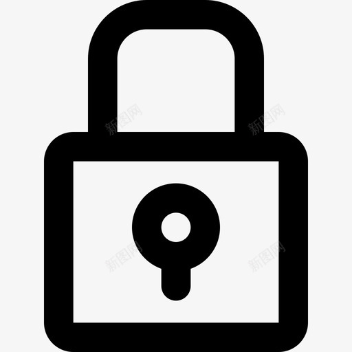锁互联网安全43线性图标svg_新图网 https://ixintu.com 互联网安全43 线性 锁