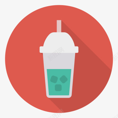 苏打水食品和饮料30循环图标图标