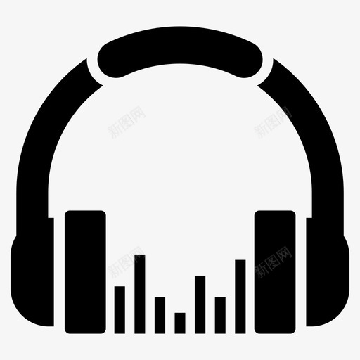 耳机套装耳机扬声器耳塞图标svg_新图网 https://ixintu.com 图标 套装 字形 扬声器 耳塞 耳机 视频制作