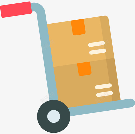 手推车制造30扁平图标svg_新图网 https://ixintu.com 制造 扁平 手推车