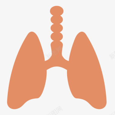 肺保健12平坦图标图标