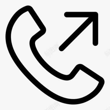 电话呼叫协助振铃电话图标图标
