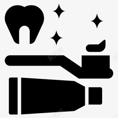 牙齿清洁治疗牙齿护理牙齿清洁图标图标