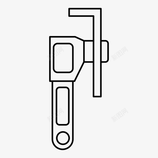 虎钳制造夹紧图标svg_新图网 https://ixintu.com 修理 制造 夹紧 工具 虎钳 车间