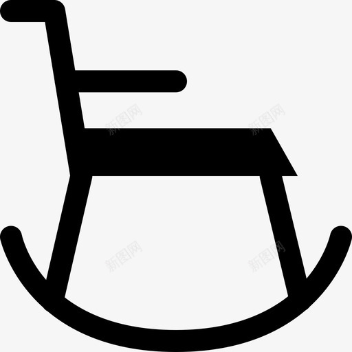 椅子家具摇椅图标svg_新图网 https://ixintu.com 家具 摇椅 格拉达克 椅子