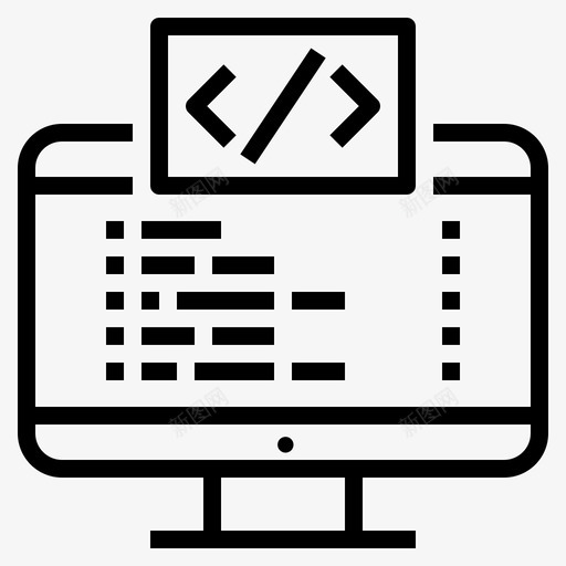 代码优化编码开发图标svg_新图网 https://ixintu.com 代码 优化 大纲 开发 搜索引擎 编码 网站