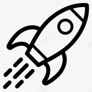 创业公司发射图标图标