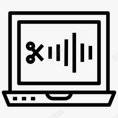 数字音频编辑器音频编辑音频编辑软件图标图标