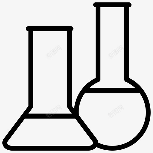 试管瓶子化学图标svg_新图网 https://ixintu.com 化学 实验室 玻璃 瓶子 科学 试管