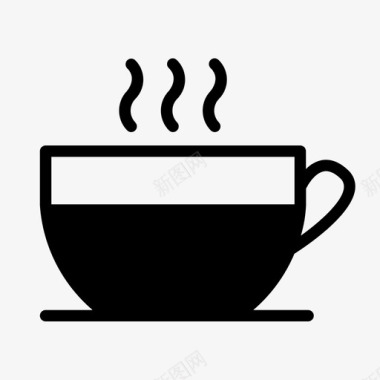 热咖啡盘咖啡因饮料图标图标