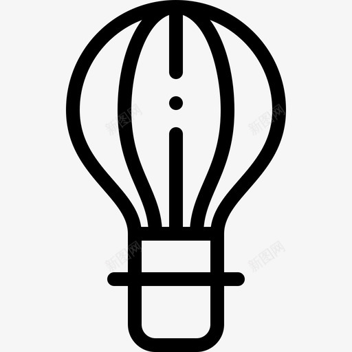 热气球车辆和运输工具线性图标svg_新图网 https://ixintu.com 热气球 线性 车辆 运输工具