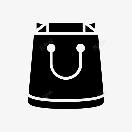 购物袋手提袋电子商务字形标集图标svg_新图网 https://ixintu.com 图标 字形 手提袋 电子商务 购物袋