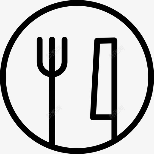 餐厅旅游185线性图标svg_新图网 https://ixintu.com 旅游 线性 餐厅